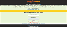 Tablet Screenshot of mob2chat.com